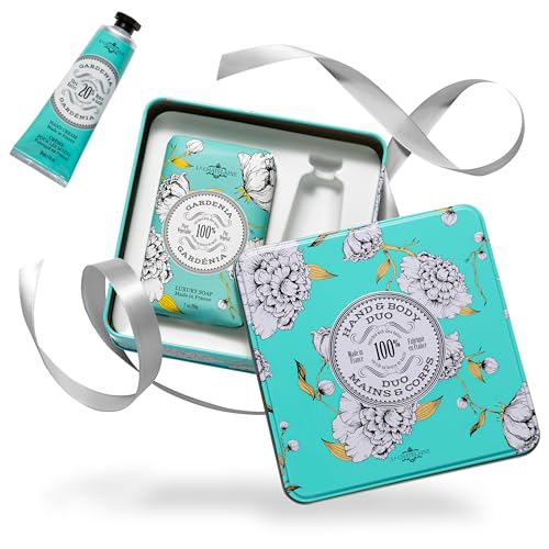 La Chatelaine Gardenia Triple Milled Bar Soap and 20 Shea - La Chatelaine Official Imagery - 1