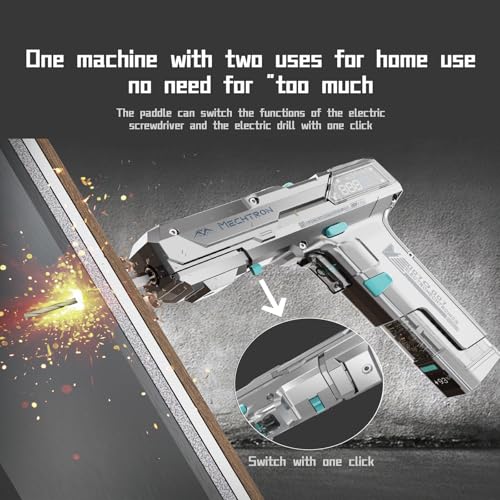 8V Sci-Fi 2-Speed Drill, Pistol Grip USB-C Charge Gift (TL-G007S) - Product Imagery