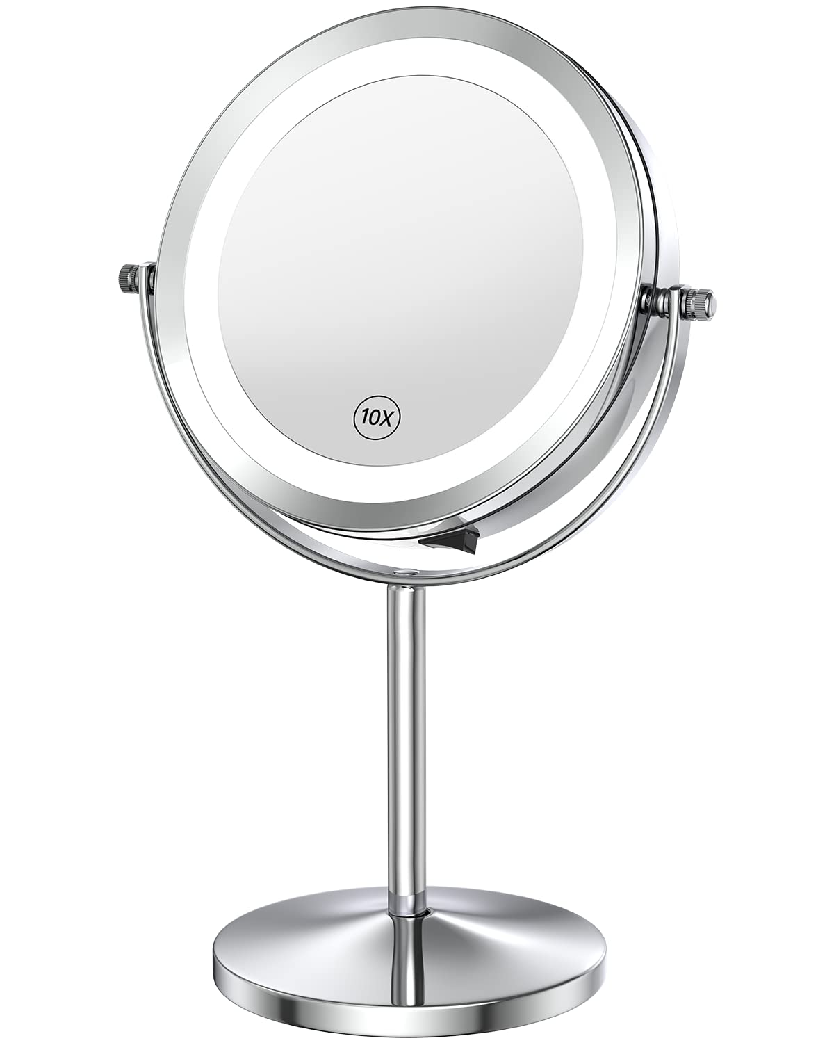 10X Magnifying LED Makeup Mirror 7 Double Sided Standing - Benbilry Official Imagery - 2
