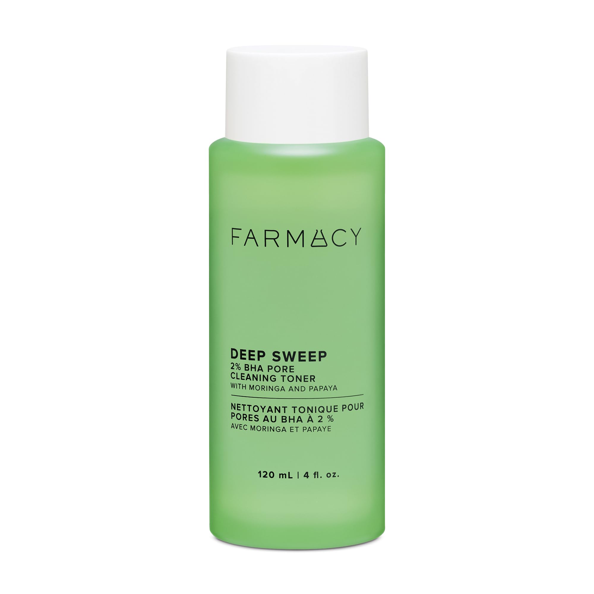 Farmacy 2% Salicylic Acid Toner for Face - Deep Sweep BHA Liquid - Product Imagery