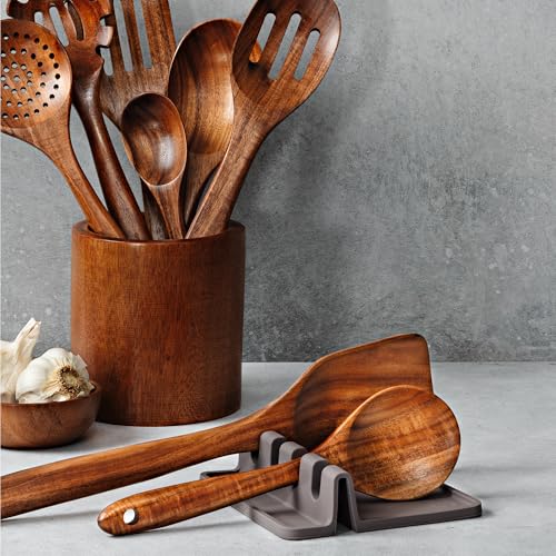 Zulay Kitchen Spoon Rest for Multiple Utensils High - Product Imagery