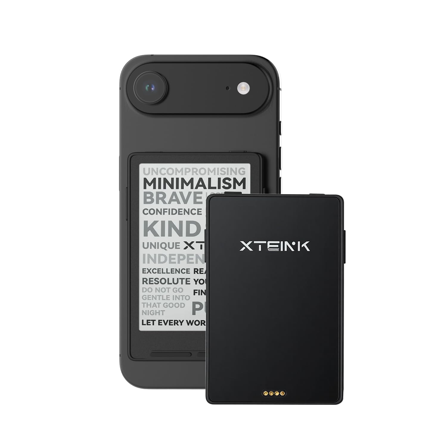 XTEINK X3 3.7-inch Space Black Pocket E-Ink eBook reader with user interface and buttons visible in the image.