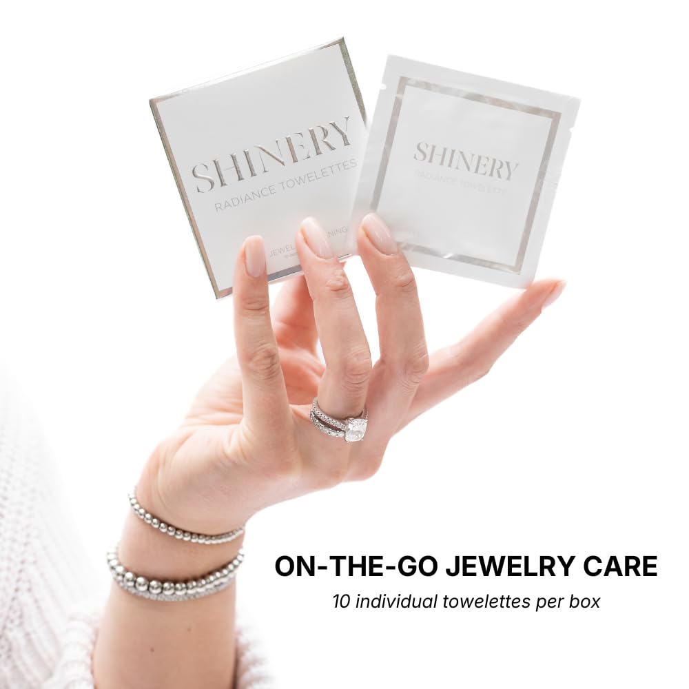 Shinery Radiance Towelettes Jewelry Cleaning Wipes for - Shinery Official Imagery - 4