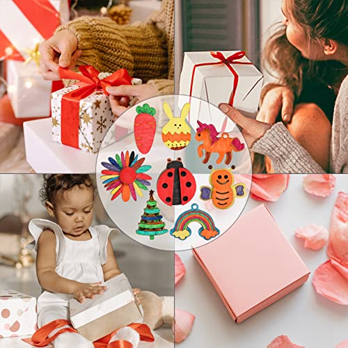 DIY Wooden Magnet 36 Art Craft Supplies Painting Kit for Kids - Product Imagery