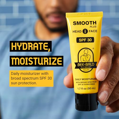 Bee Bald SMOOTH+ Head & Face Sunscreen SPF 30, Scalp - Product Imagery