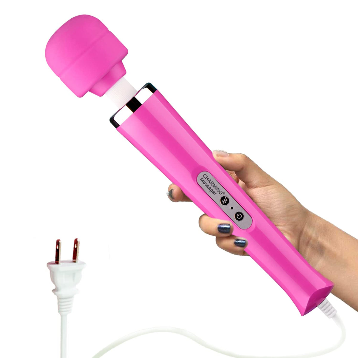 CHARMING 10 Speeds Wired Powerful Handheld Back Massager - CHARMING Official Imagery - 8
