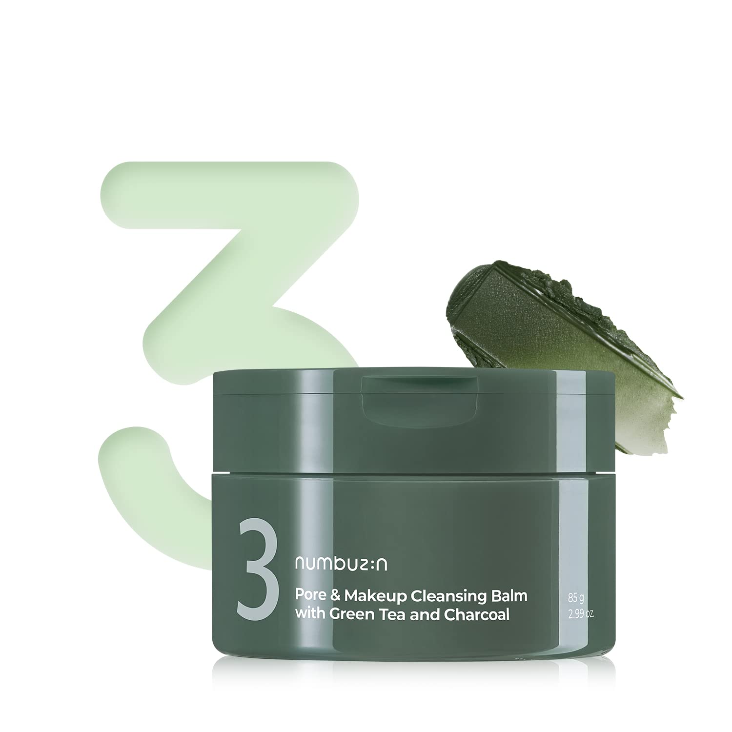 numbuzin No.3 Pore &amp; Makeup Cleansing Balm with Green Tea - numbuzin