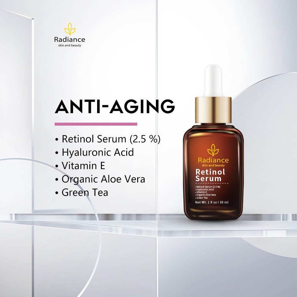 RADIANCE - Retinol Serum for Face with Vitamin E - Generic Official Product View 4