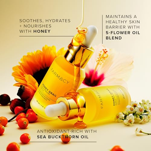 Farmacy Honey Grail Hydrating Face Oil - Nourishing Oil for Skin - Product Imagery