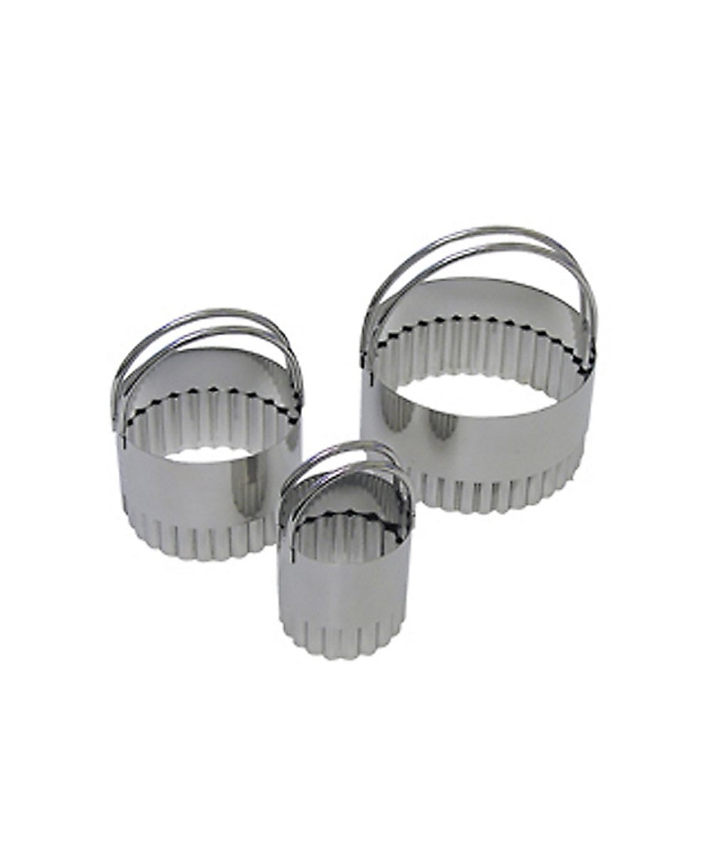 R&M Round Biscuit Cutter Set 5-Piece – Stainless Steel Pastry & Cookie - View 2