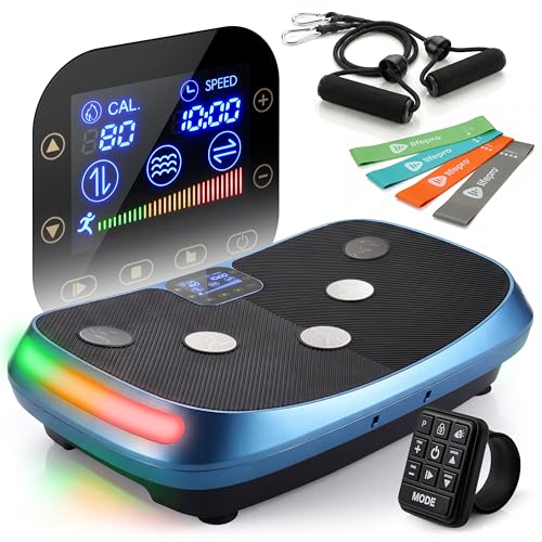 Lifepro Rumblex 4D Curved Vibration Plate Exercise Machine with - Product Imagery