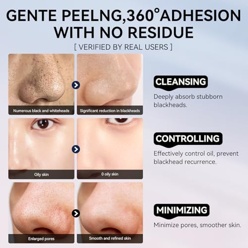 LANBENA 3 in 1 Blackhead Remover Set Pore Strips 30g+Pore Serum - Product Imagery