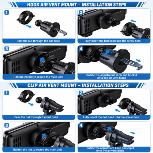 High Intelligent Mobile Phone/Pad Holder, Wireless Rotating Car - Product Imagery