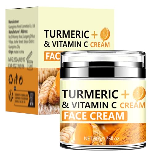 Turmeric Firming Face Cream,Hydrating Anti-wrinkle Tighten Lift - Product Imagery