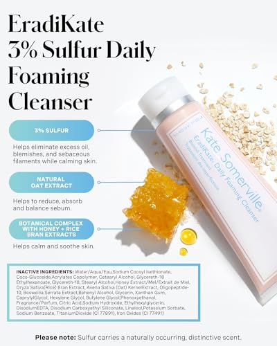 Kate Somerville EradiKate 3% Sulfur Daily Foaming Cleanser, 4 Fl - Product Imagery