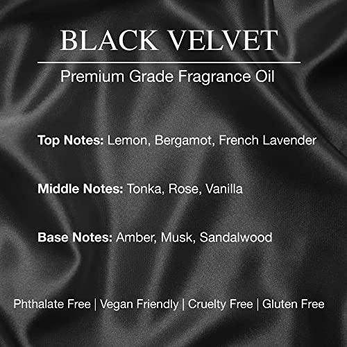 Daniella's Candles Black Velvet Scent Oil, Premium Grade - Product Imagery