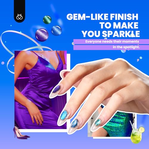 Beetles Cat Eye Gel Nail Polish Set, 20 Colors Fall Cat Eye Gel - Product Imagery