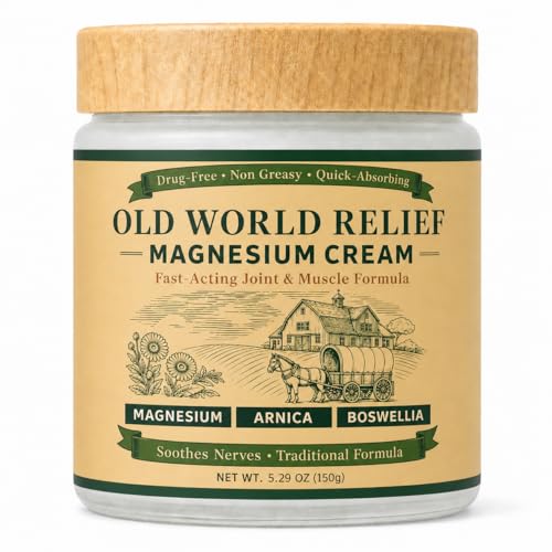 Magnesium Amish Cream Total Nerve Soothing Formula Magnesium - OLD WORLD RELIEF Official Imagery - 1