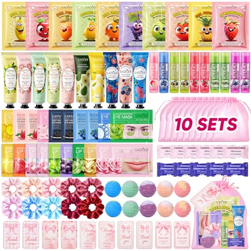 100 PCS Bulk Gifts for Women, Spa Party Favors for Girls with - Product Imagery