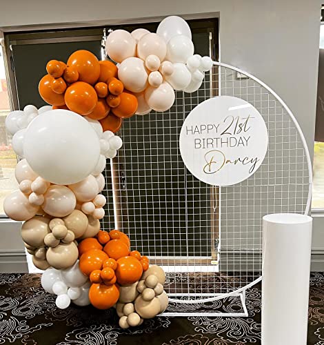 Burnt Orange Balloons Garland Arch Kit Dark Orange Balloon - Product Imagery