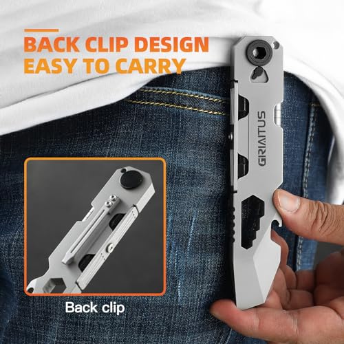 EDC Pry Bar Multitool with Bi-Directional Ratchet Screwdriver, - Product Imagery