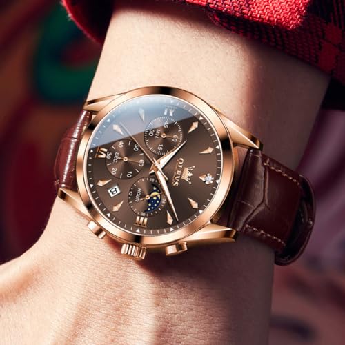 OLEVS Watches Men Luxury Large Face Waterproof Watches - Product Imagery