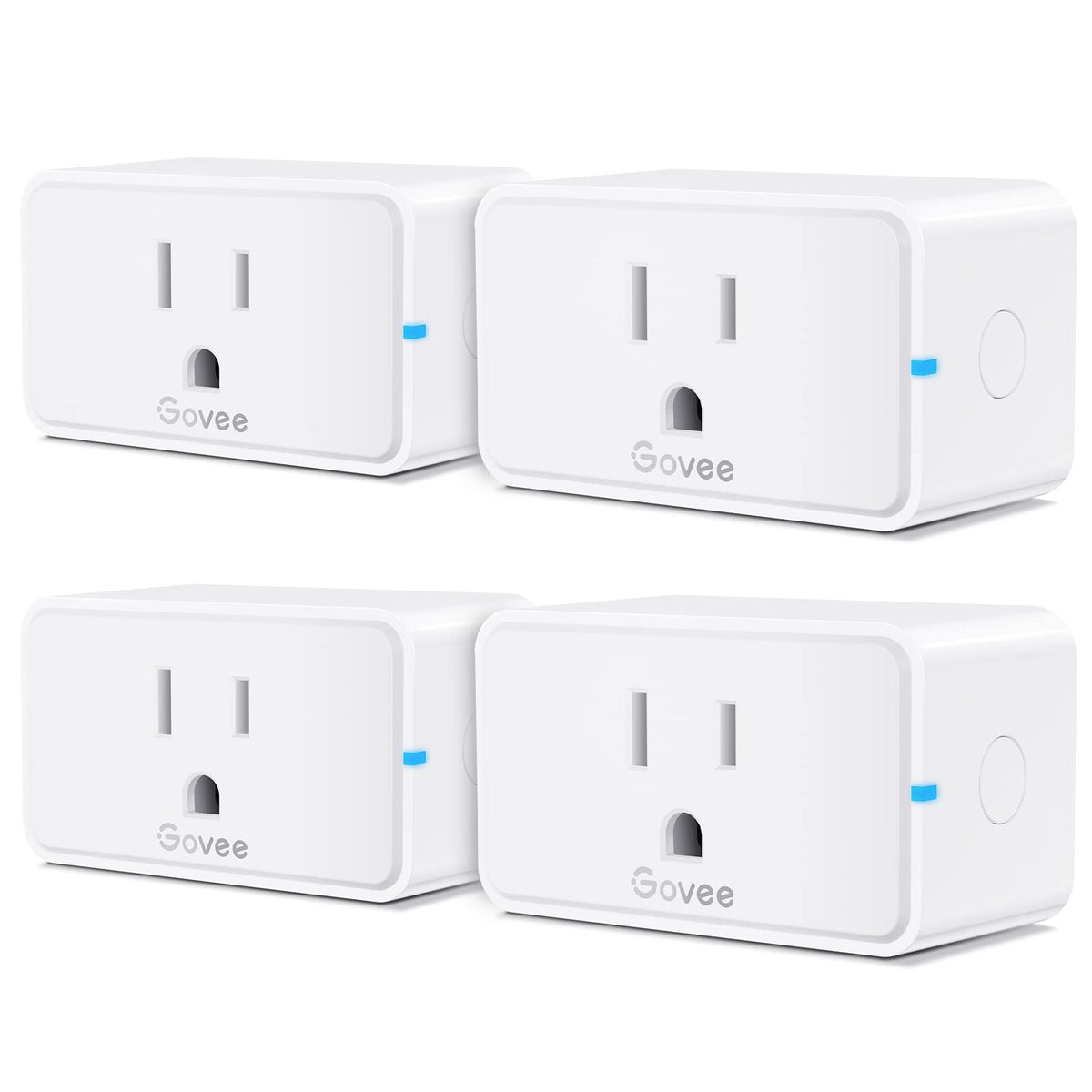 Govee Smart Plug 15A WiFi Bluetooth Outlet 4 Pack Remote - Premium Selection Official Imagery - 2