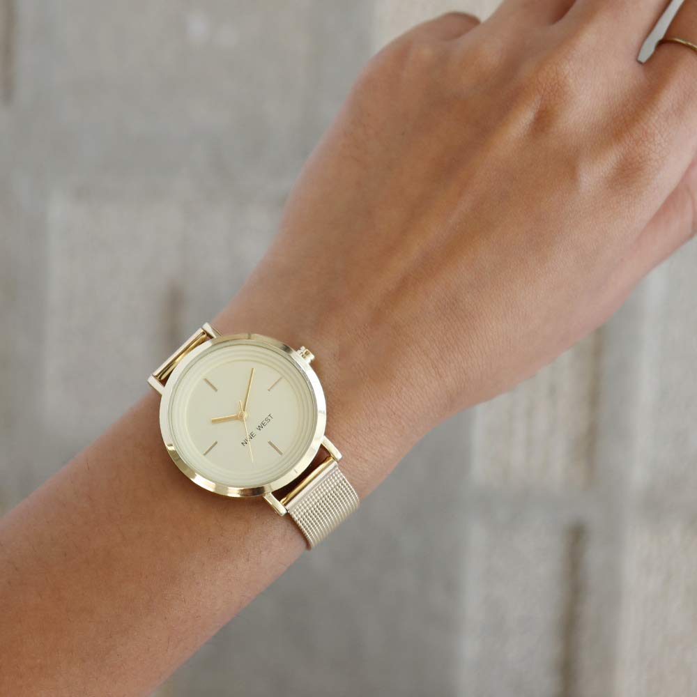 Nine West Women s Mesh Bracelet Watch - Nine West Official Imagery - 5