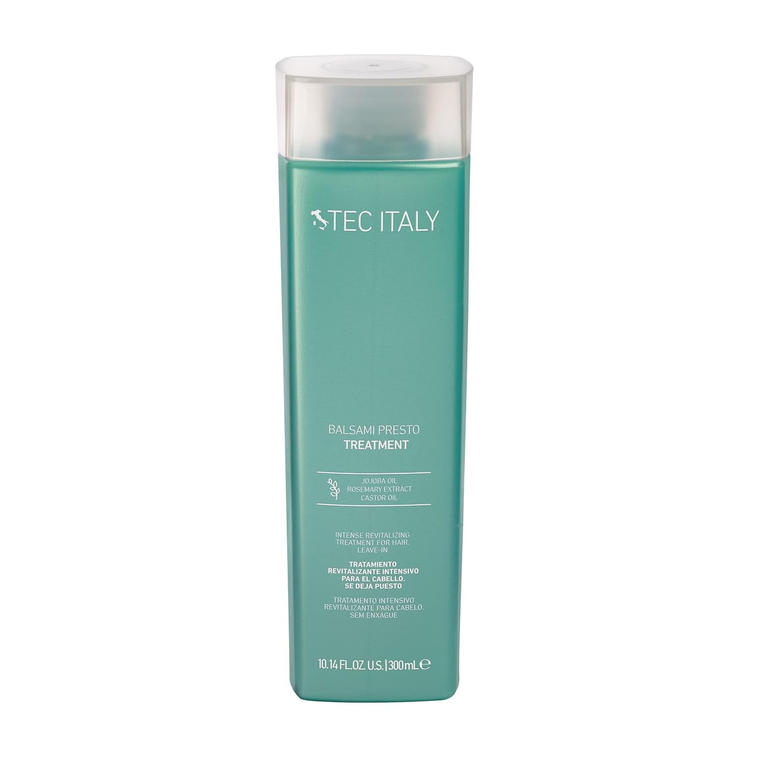 Tec Italy Balsami Presto Treatment for All Hair Types, Hydrating Formula Adds Shine, Improves Manageability, Frizz Control, Softness & Smooth Finish, Professional Leave-In Hair Care, 10.14 fl oz