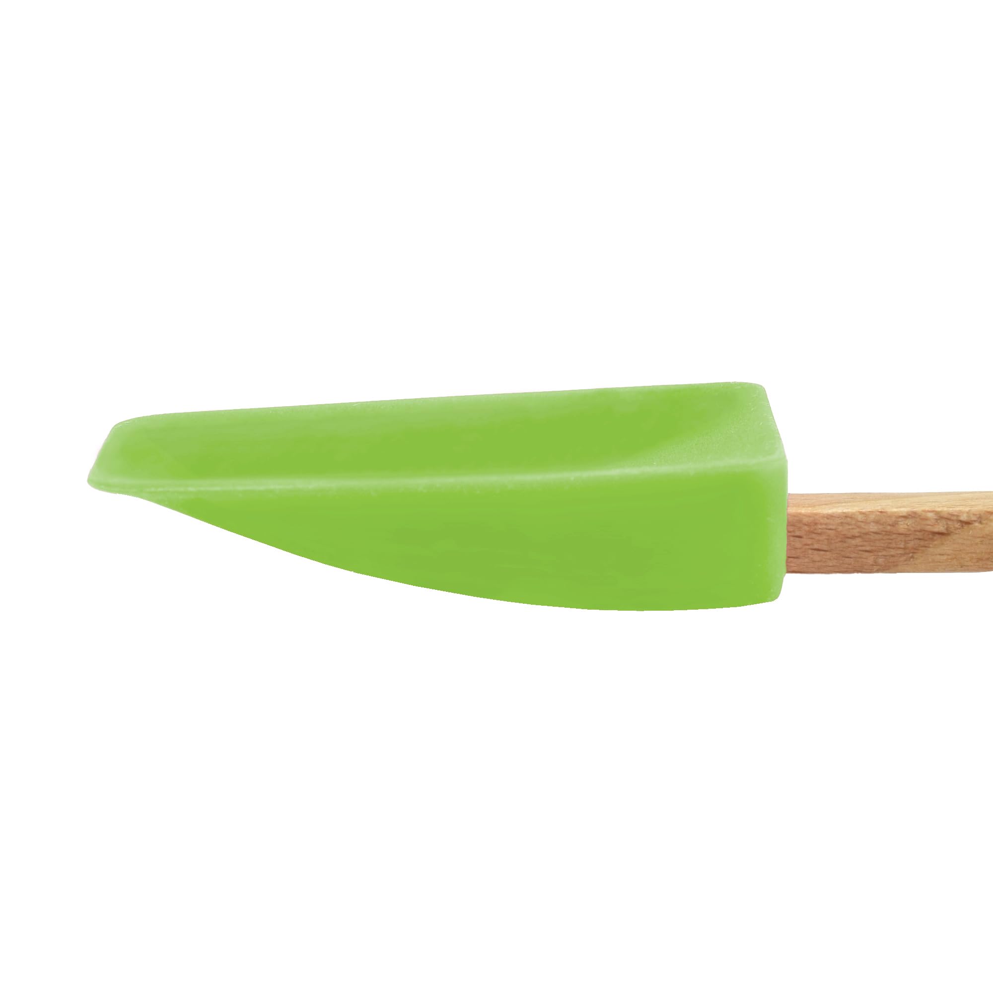 R&M Mini Spoon/Spatula 7.75" Green – Silicone Kitchen Utensil for Mixi - View 2