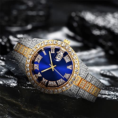 BESTKANG Unisex Crystal Diamond Watch Quartz Analog Watches - Product Imagery