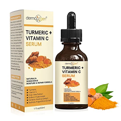 DERMAXGEN Turmeric and Vitamin C Anti - Aging facial serum & PURE ORGANIC Redu - DERMAXGEN Official Product View 1