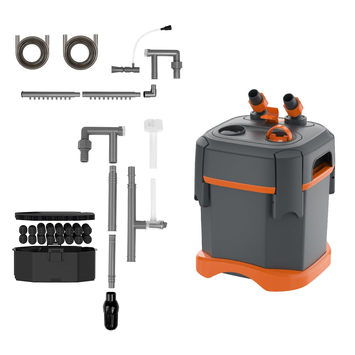 External Canister Filter Ultra Quiet Aquarium Water - Ceveyu Official Imagery - 1