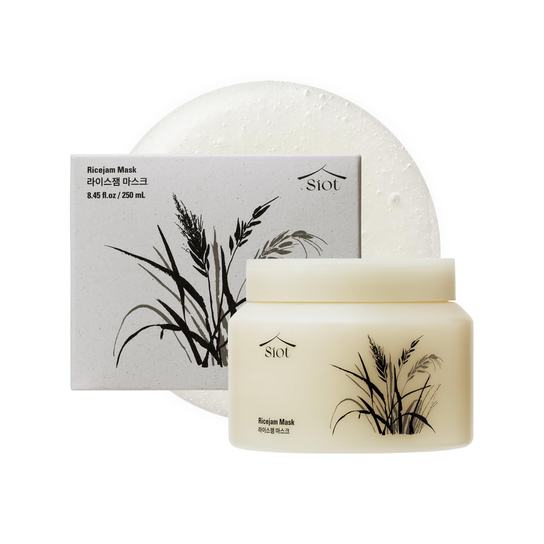 SIOT Rice Jam Mask 8.45 Ounce – Korean Icheon Rice Face &amp; - SIOT