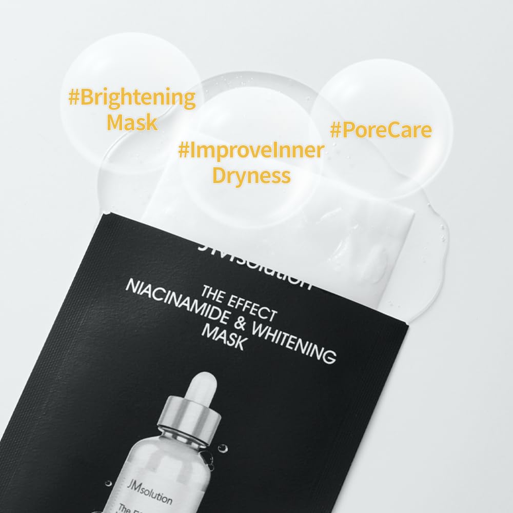 JMsolution The Effect Niacinamide &amp; Brightening Sheet Mask - JMsolution