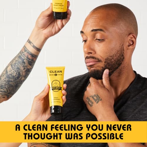 Bee Bald CLEAN Daily Head Care & Scalp Cleanser, Face Wash For - Product Imagery