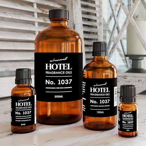 AirScent Hotel Diffuser Oil No. 1037 - Hotel Scent Dupe - 120 mL - Product Imagery