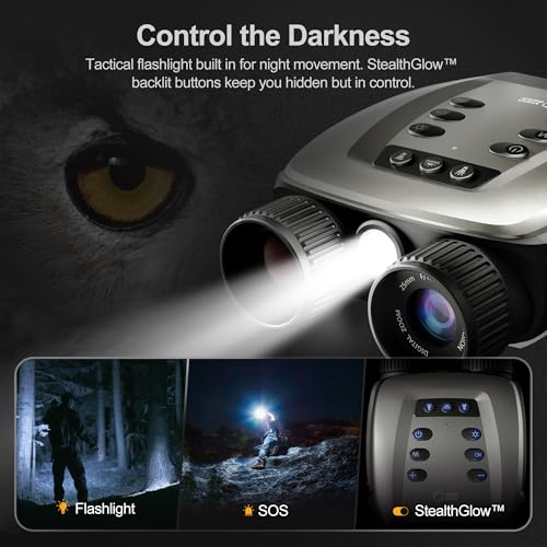 4K Night Vision Binoculars for Adults - Night Thunder X3 - Product Imagery