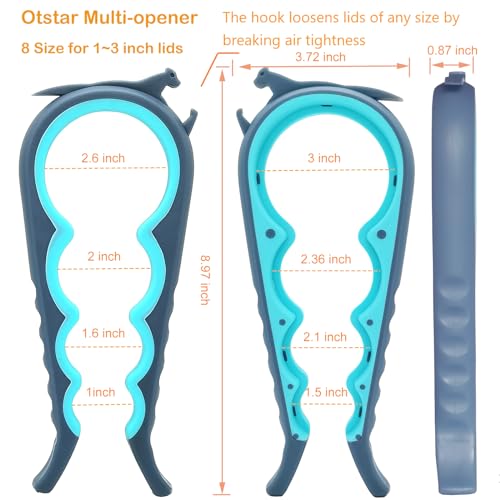 Otstar Jar Opener & Bottle Opener for Seniors with Arthritis, - Product Imagery