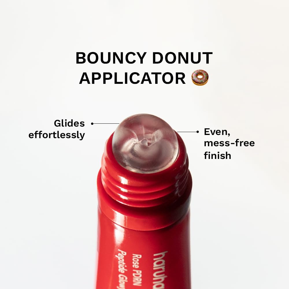 HARUHARU wonder Rose PDRN Peptide Glowy Balm, 0.33 fl.oz, Glossy Clear - HARUHARU Official Product View 4