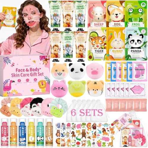 KONEUK 70PCS Animal Spa Party Supplies for Girls Spa Party - KONEUK Official Imagery - 1