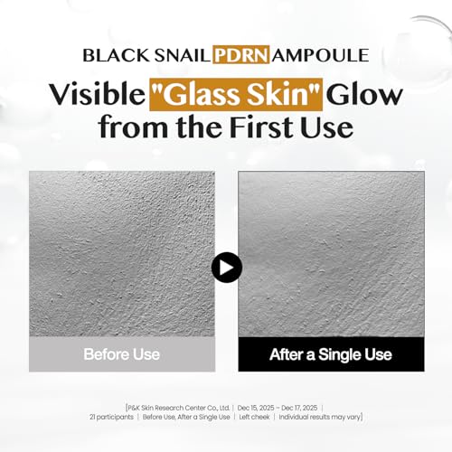 Black Snail PDRN Ampoule - 65% Snail Secretion Filtrate & Sodium - Product Imagery