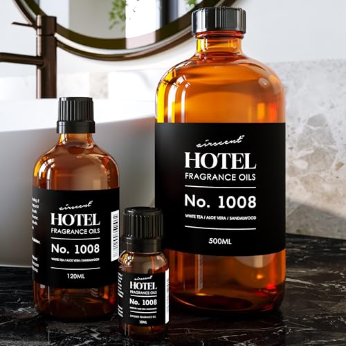 AirScent Hotel Diffuser Oil No. 1008 - White Tea Aloe Sandalwood - Product Imagery