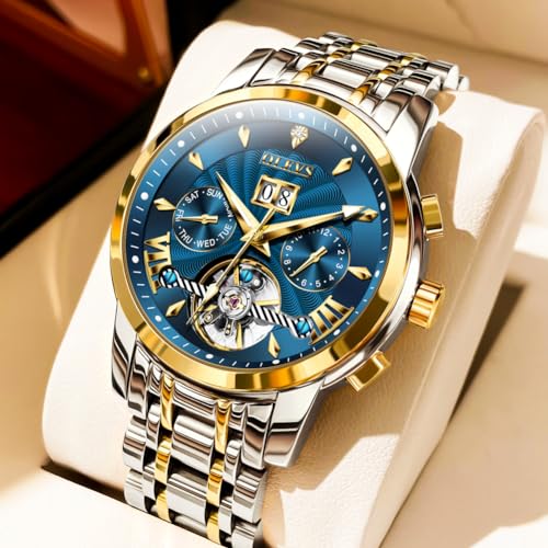 OLEVS Self Winding Watches for Men Automatic Mechanical Dress - Product Imagery