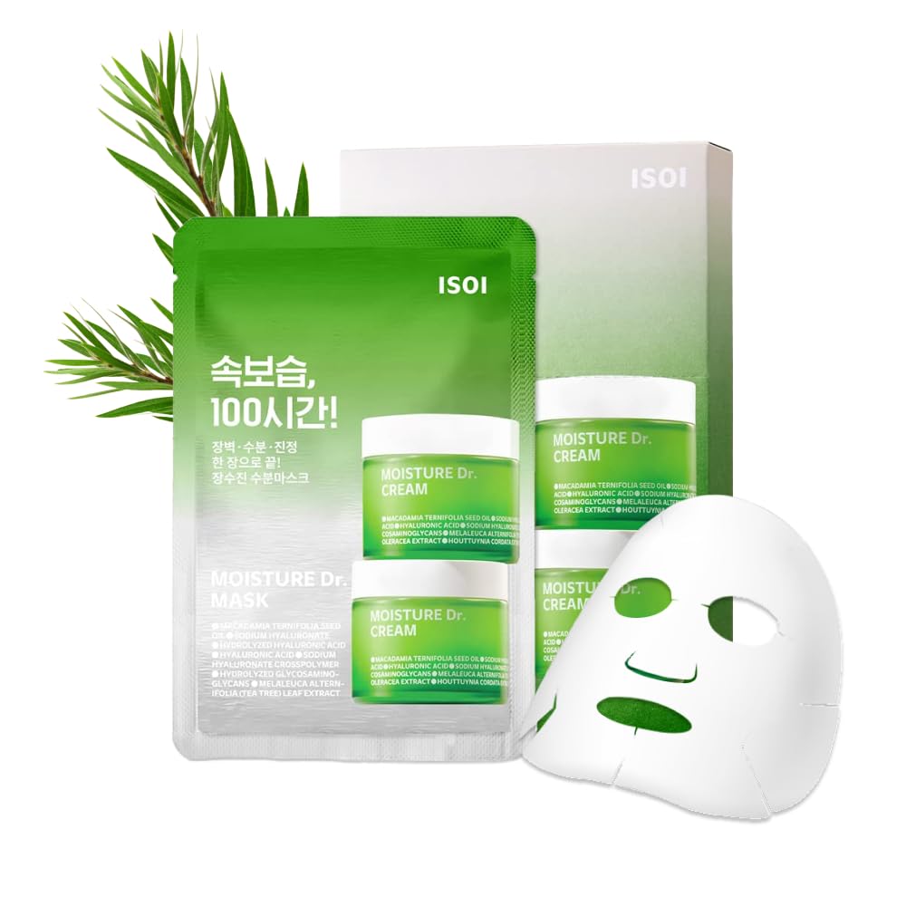 ISOI Moisture Dr. Mask Pack, Hydrating &amp; Soothing Korean - ISOI