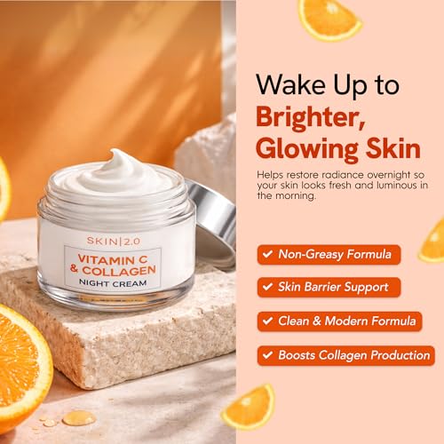 Skin 2.0 Vitamin C & Collagen Face Moisturizer – Hydrating Anti - Product Imagery