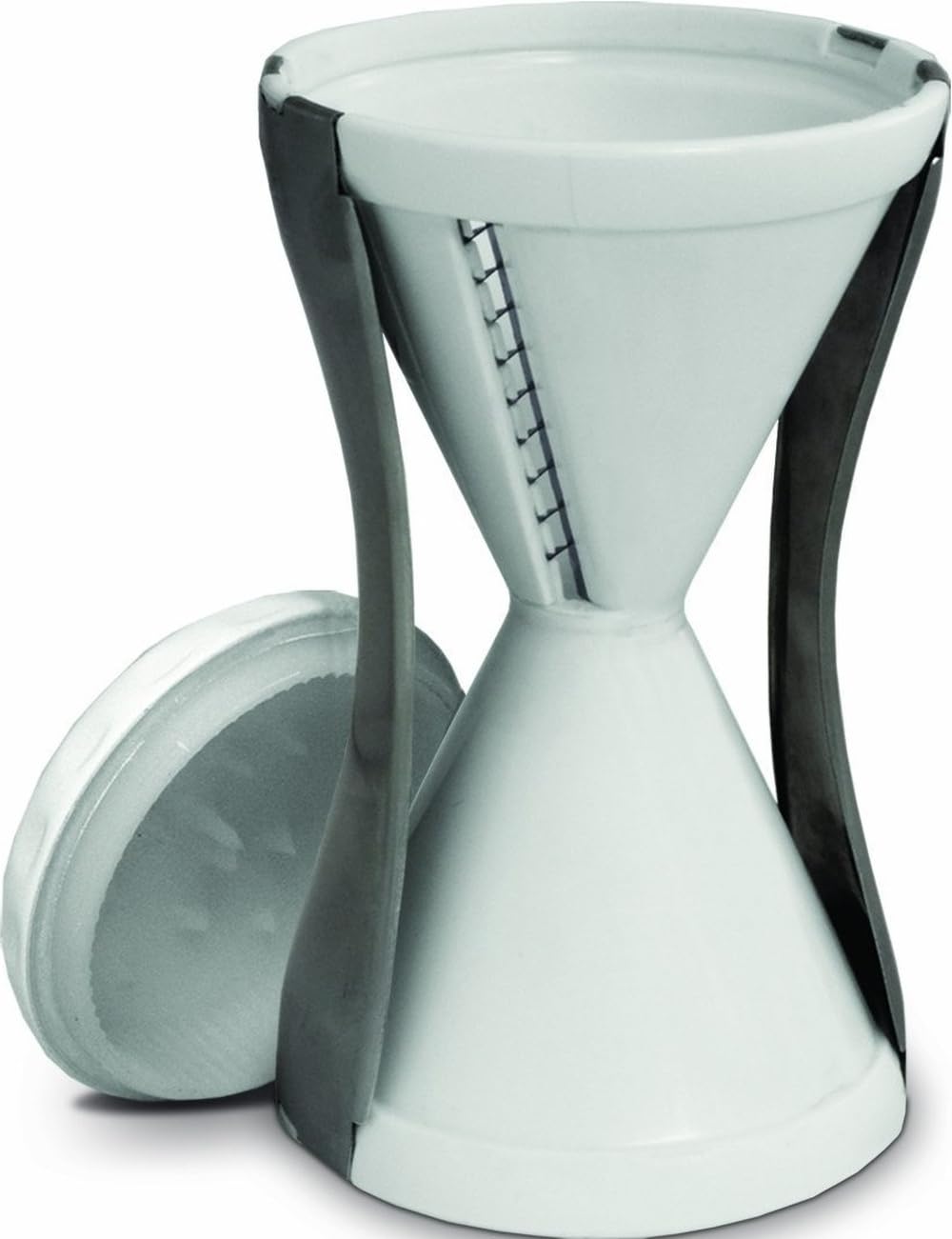 Ontel Veggetti Veggie Slicer, Dual Stainless Steel Blade Vegetable Cutter for Th - Ontel Official Product View 1