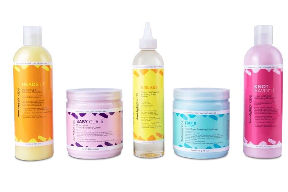 Aunt Jackie s Kids Hair Care Bundle 5 Full Size Products for - Aunt Jackie's Official Imagery - 2