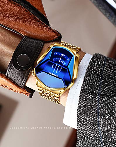 FANMIS Creative Men Digital Electronic Watch Silver Bracelet - Product Imagery