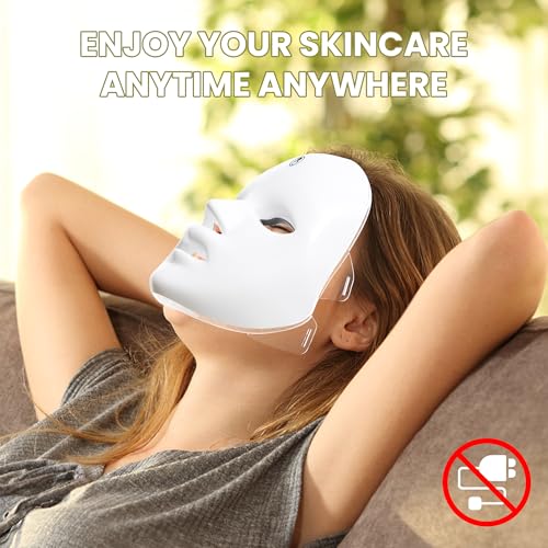 7-1 Colors Red Light Therapy For Face，LED Facial Skin Care - Product Imagery